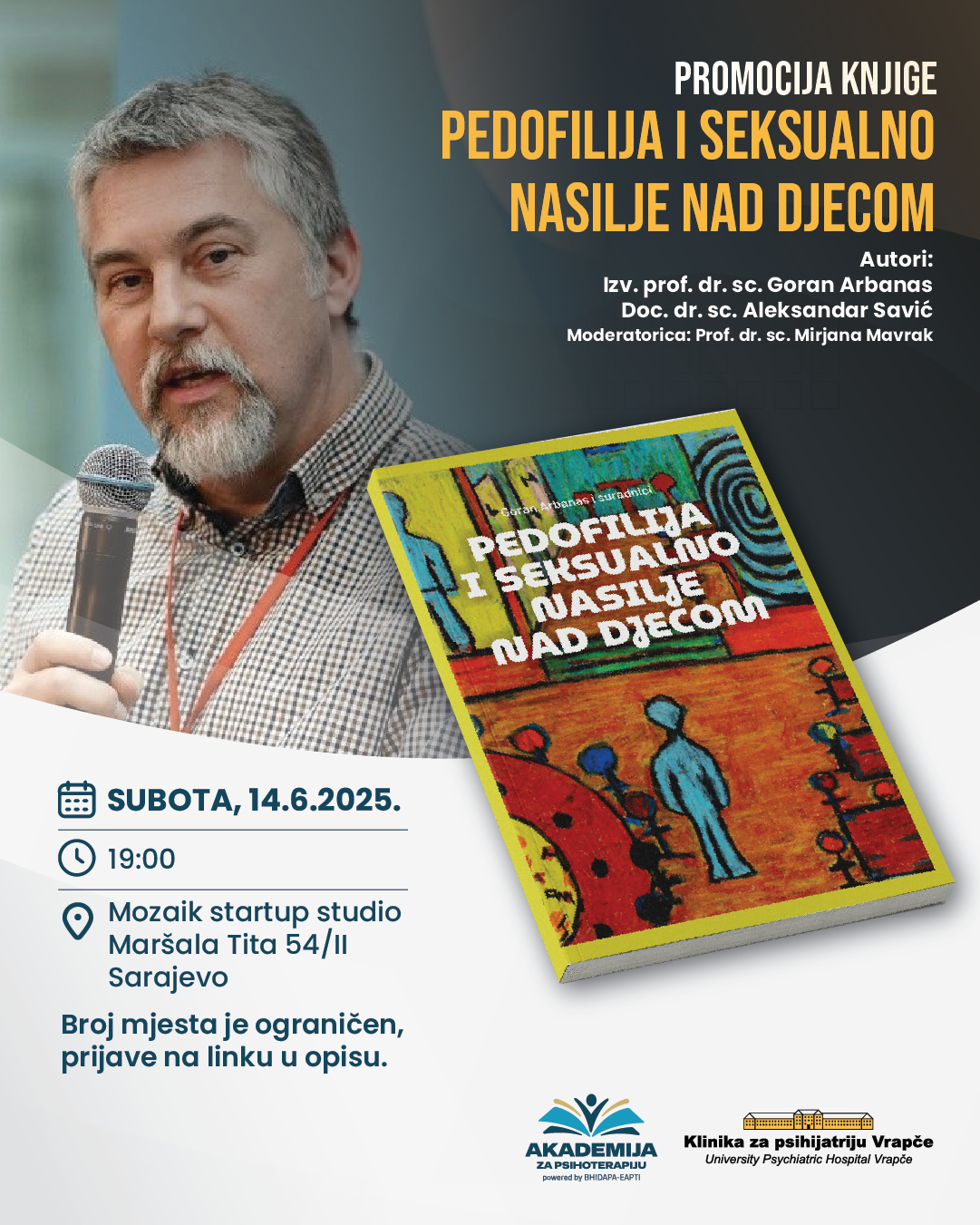 Promocija knjige: Pedofilija i seksualno nasilje nad djecom