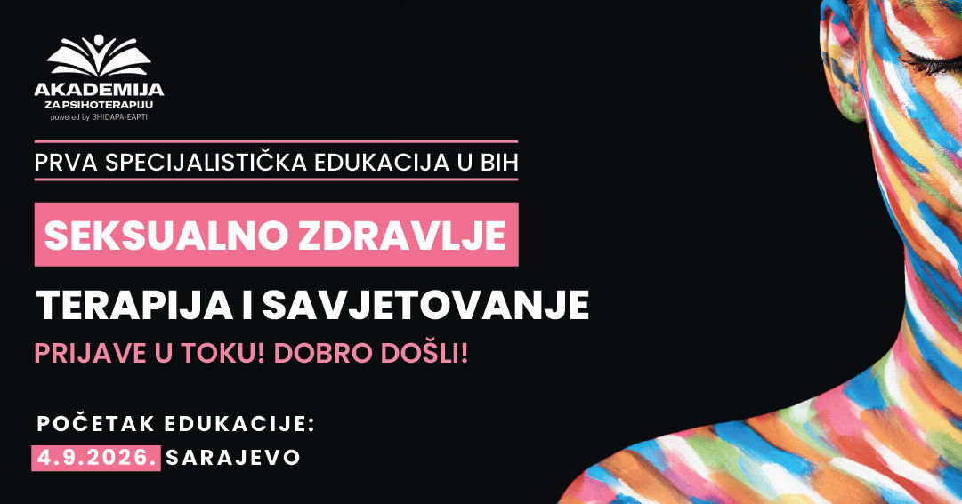 Specijalistička edukacija iz seksualnog zdravlja, terapije i savjetovanja: prijave u toku